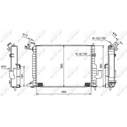 Aušinimo radiatorius
                                NRF                                                50221, NRF, 50221, a
