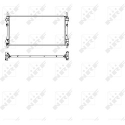 Aušinimo radiatorius
                                NRF                                                509697, NRF, 509697,