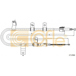 trosas, stovėjimo stabdys
COFLE 17.2566, Nenu