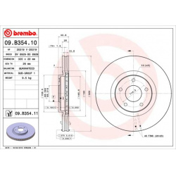 stabdžių diskas (1vnt) PRIME LINE - UV Coated
                                BREMBO                                       