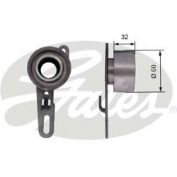 įtempiklio skriemulys, paskirstymo diržas PowerGrip™
                                GATES                               