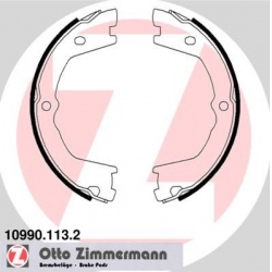 stabdžių trinkelių komplektas, stovėjimo stabdis
                                ZIMMERMANN                              