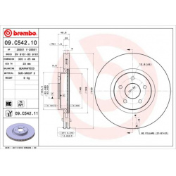 stabdžių diskas (1vnt) PRIME LINE - UV Coated
                                BREMBO                                       