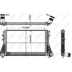 tarpinis suslėgto oro aušintuvas, kompresorius
                                NRF                                30306, NR