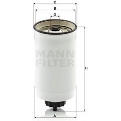 kuro filtras
                                MANN-FILTER                                WK880, MANN-FILTER, WK880, auto detal