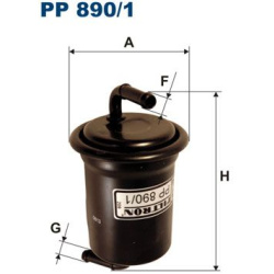 kuro filtras
FILTRON PP890/1, Nenurodytas gami