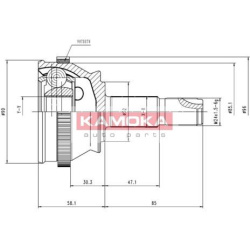 pusašio šarnyras
                                KAMOKA                                                7342, KAMOKA, 7342, 