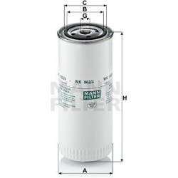 kuro filtras
                                MANN-FILTER                                                WK962/4, MANN-FILTER,