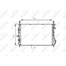Aušinimo radiatorius
                                NRF                                                53741, NRF, 53741, a