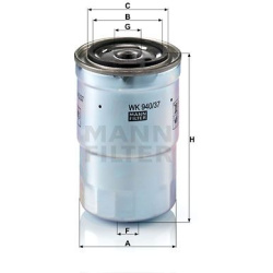 kuro filtras
                                MANN-FILTER                                WK940/37X, MANN-FILTER, WK94037X, aut