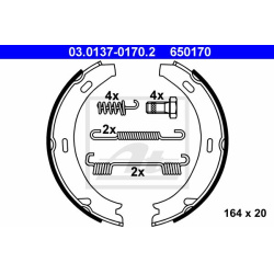 stabdžių trinkelių komplektas, stovėjimo stabdis
                                ATE                                     