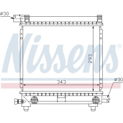 Aušinimo radiatorius
                                NISSENS                                62550, NISSENS, 62550, auto deta