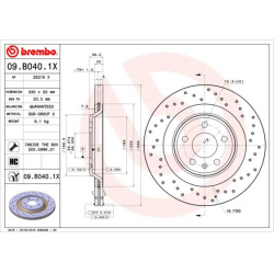 Stabdžių diskas XTRA LINE - Xtra
                                BREMBO                                                09.B