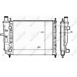 Aušinimo radiatorius
                                NRF                                                59123, NRF, 59123, a