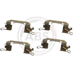 priedų komplektas, diskinių stabdžių trinkelės
                                A.B.S.                                   