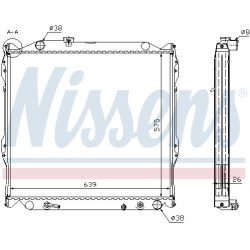 Aušinimo radiatorius
                                NISSENS                                                64637A, NISSENS,