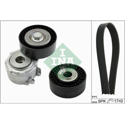 V formos rumbuotas diržas, komplektas
INA 529