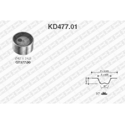 paskirstymo diržo komplektas
SNR KD477.01, SN