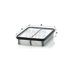 Filtras oro
                                MANN-FILTER                                                C2326, MANN-FILTER, C2