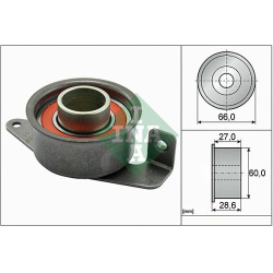 įtempiklio skriemulys, paskirstymo diržas
                                INA                                531002920, INA