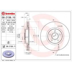 stabdžių diskas (1vnt) PRIME LINE - UV Coated
                                BREMBO                                       