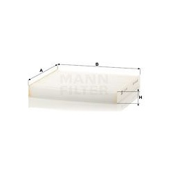 filtras, salono oras
                                MANN-FILTER                                CU24006, MANN-FILTER, CU24006