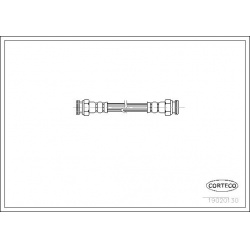 stabdžių žarnelė
                                CORTECO                                                19020130, CORTECO