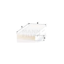 filtras, salono oras
                                MANN-FILTER                                CU23005-2, MANN-FILTER, CU230