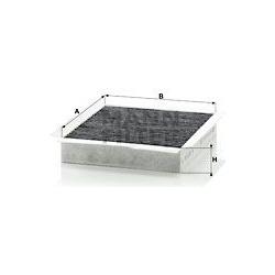 filtras, salono oras
                                MANN-FILTER                                                CUK2338, MANN