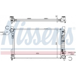 Aušinimo radiatorius
                                NISSENS                                                62786A, NISSENS,