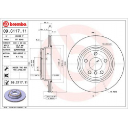 stabdžių diskas (1vnt) PRIME LINE - UV Coated
                                BREMBO                                       