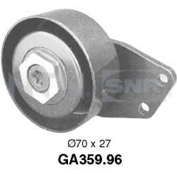 diržo įtempiklis, V formos rumbuotas diržas
SNR