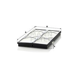 filtras, salono oras
                                MANN-FILTER                                                CU3759, MANN-