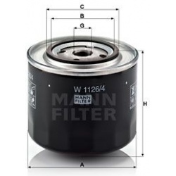 alyvos filtras
                                MANN-FILTER                                                W1126, MANN-FILTER,
