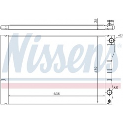Aušinimo radiatorius
NISSENS 63881, NISSENS,
