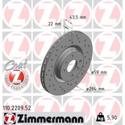 Stabdžių diskas SPORT Z
                                ZIMMERMANN                                                110.2209.