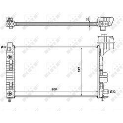 Aušinimo radiatorius
                                NRF                                                54718, NRF, 54718, a