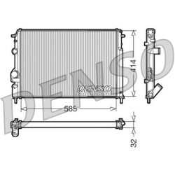 Aušinimo radiatorius
                                DENSO                                                DRM23110, DENSO, D