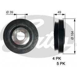 skriemulys, alkūninis velenas DriveAlign™
                                GATES                                           