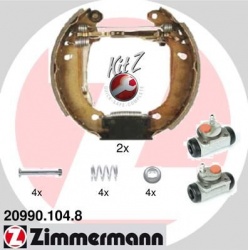 stabdžių trinkelių komplektas KIT Z
                                ZIMMERMANN                                            