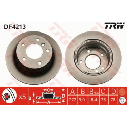 stabdžių diskas (1vnt)
                                TRW                                                DF4213, TRW, DF42