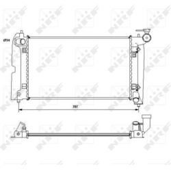 Aušinimo radiatorius
                                NRF                                                53396, NRF, 53396, a