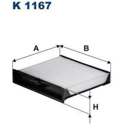 filtras, salono oras
                                FILTRON                                                K1167, Nenurodyta