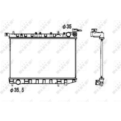 Aušinimo radiatorius
NRF 53341, NRF, 53341, a