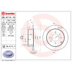 stabdžių diskas (1vnt) PRIME LINE - UV Coated
                                BREMBO                                       
