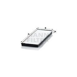 filtras, salono oras
                                MANN-FILTER                                CU37001, MANN-FILTER, CU37001