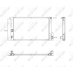 Aušinimo radiatorius
                                NRF                                                53763, NRF, 53763, a