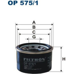 alyvos filtras
                                FILTRON                                                OP575/1, Nenurodytas ga