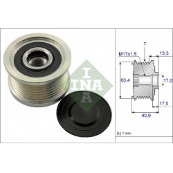 laisvos eigos sankaba, kint. sr. generatorius
                                INA                                            