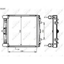 Aušinimo radiatorius
                                NRF                                                59131, NRF, 59131, a